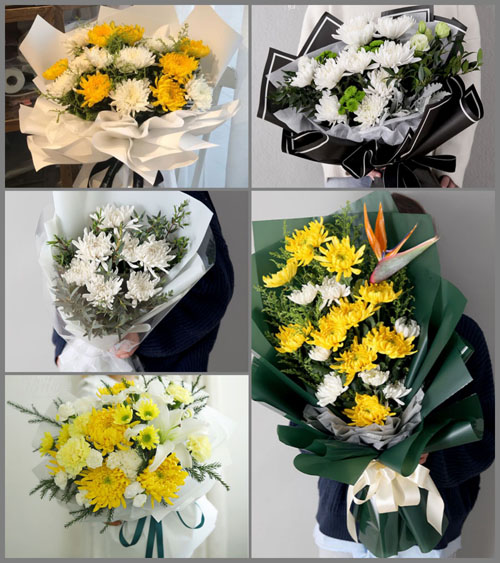 四川成都温江区金马镇白事花束代送